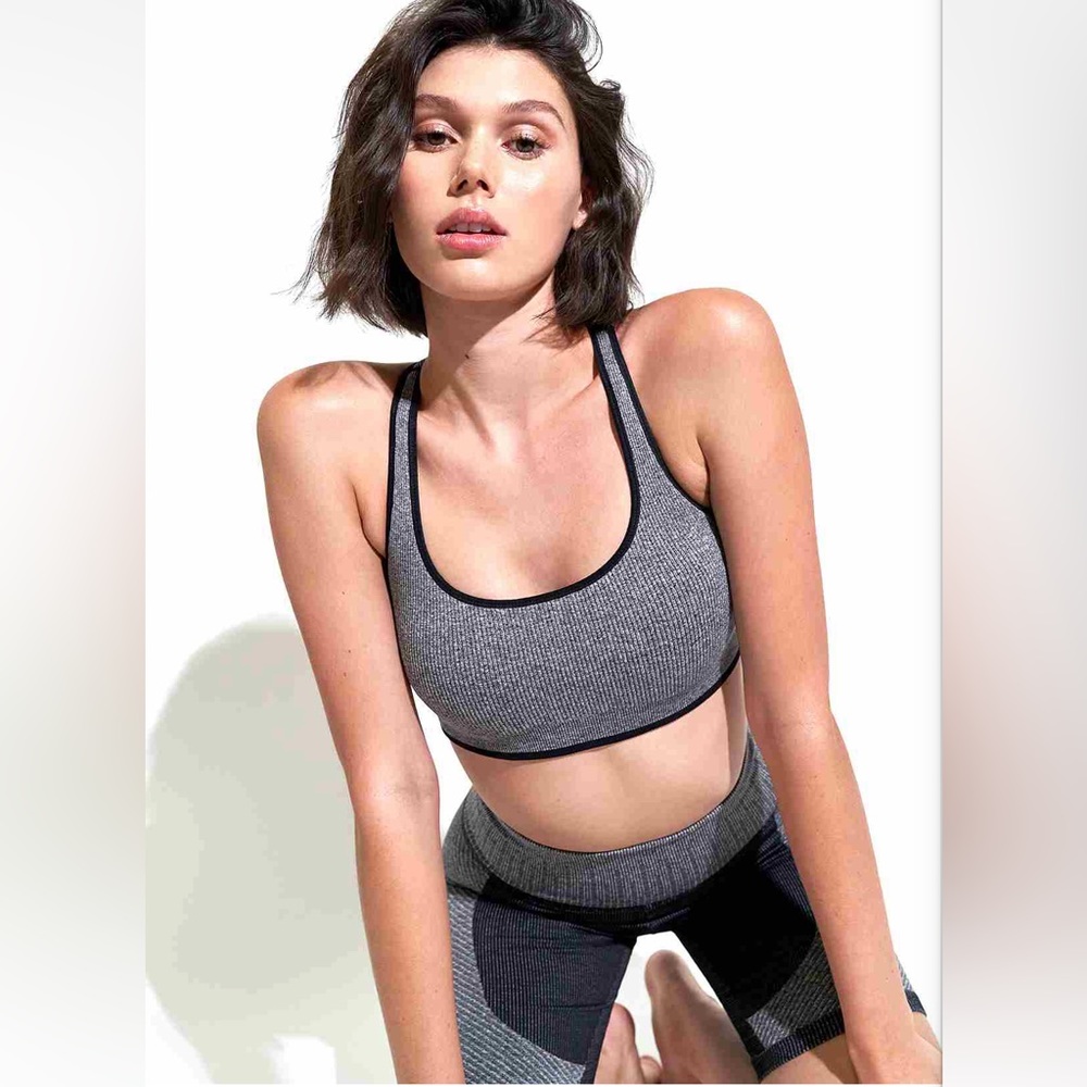 Avocado Valerie Rib Sports Bra.  NWT.